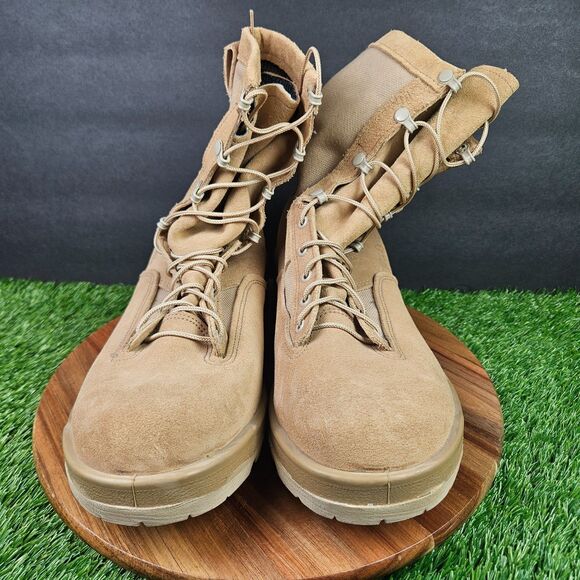 Belleville 790V Gore-Tex Combat Flight Boots Vibram Mens 12.5 W Tan USA Military main image 8
